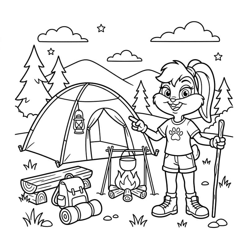 ระบายสี โลล่าตั้งแคมป์