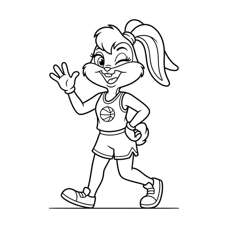 ระบายสี โลล่าทักทาย