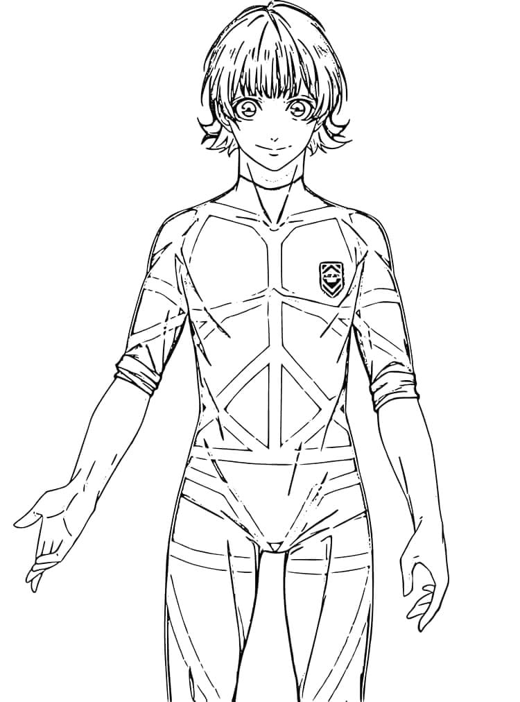 ระบายสี เมกุรุ บาชิระ จากอนิเมะบลูล็อค