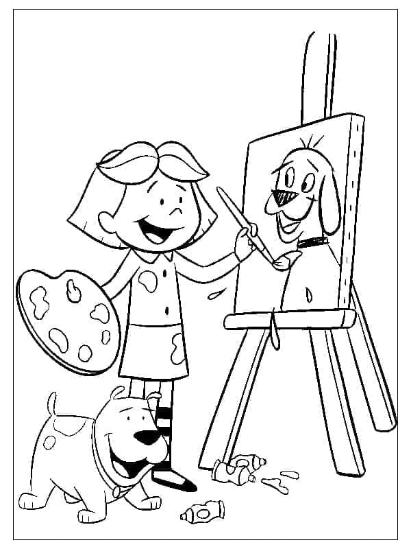 ระบายสี ภาพพิมพ์คลิฟฟอร์ดฟรี