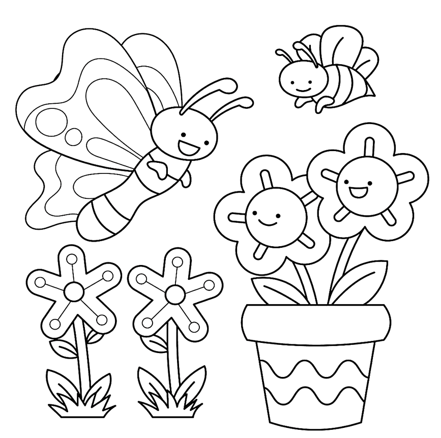 ระบายสี ภาพสวนขนาดเล็ก