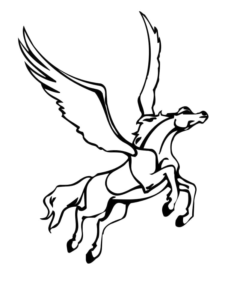 ระบายสี เพกาซัสสำหรับพิมพ์