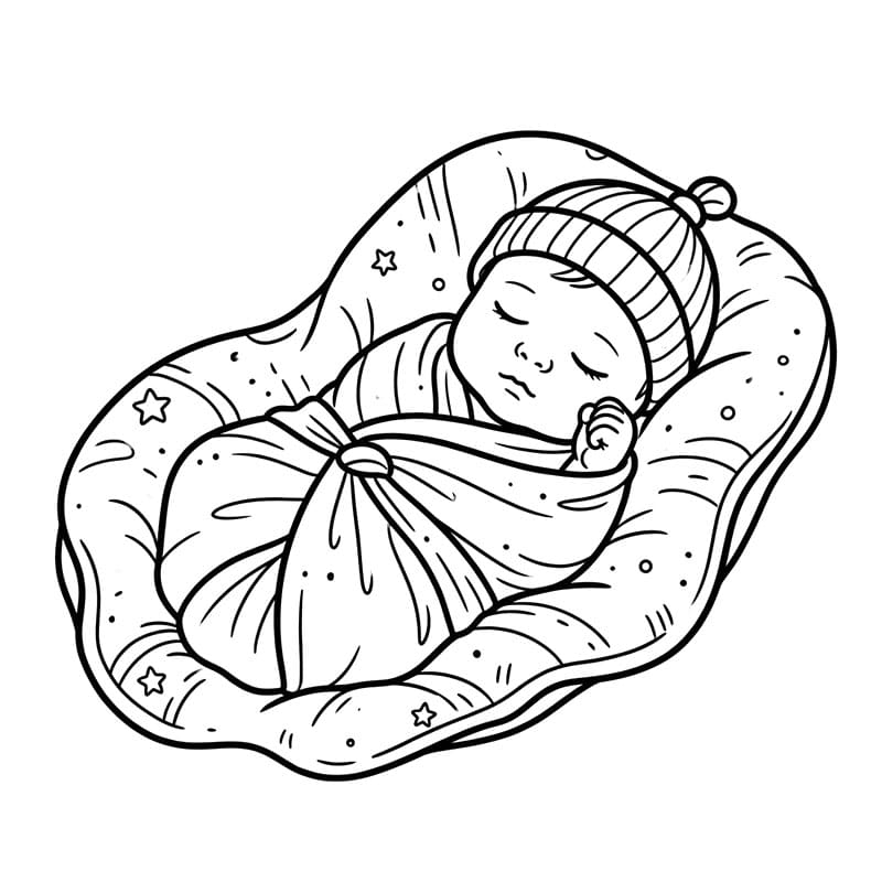 ระบายสี พิมพ์ฟรี ทารก