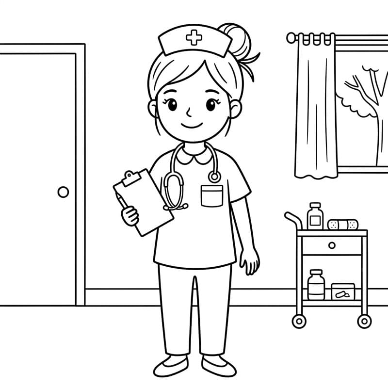 ระบายสี พยาบาล