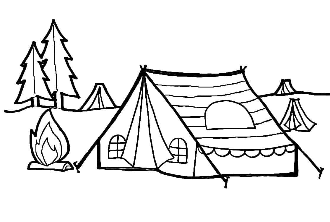 ระบายสี เสน่ห์ของการตั้งแคมป์