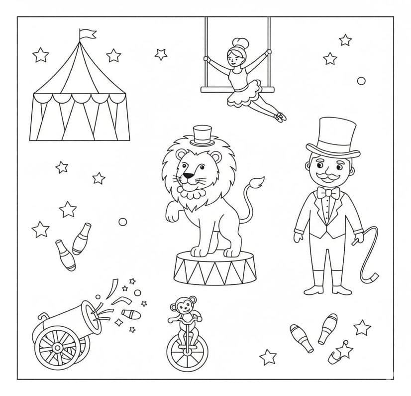 ระบายสี ละครสัตว์