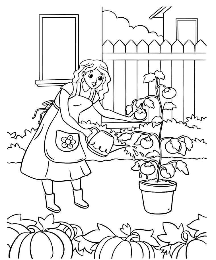 ระบายสี สวนสำหรับพิมพ์