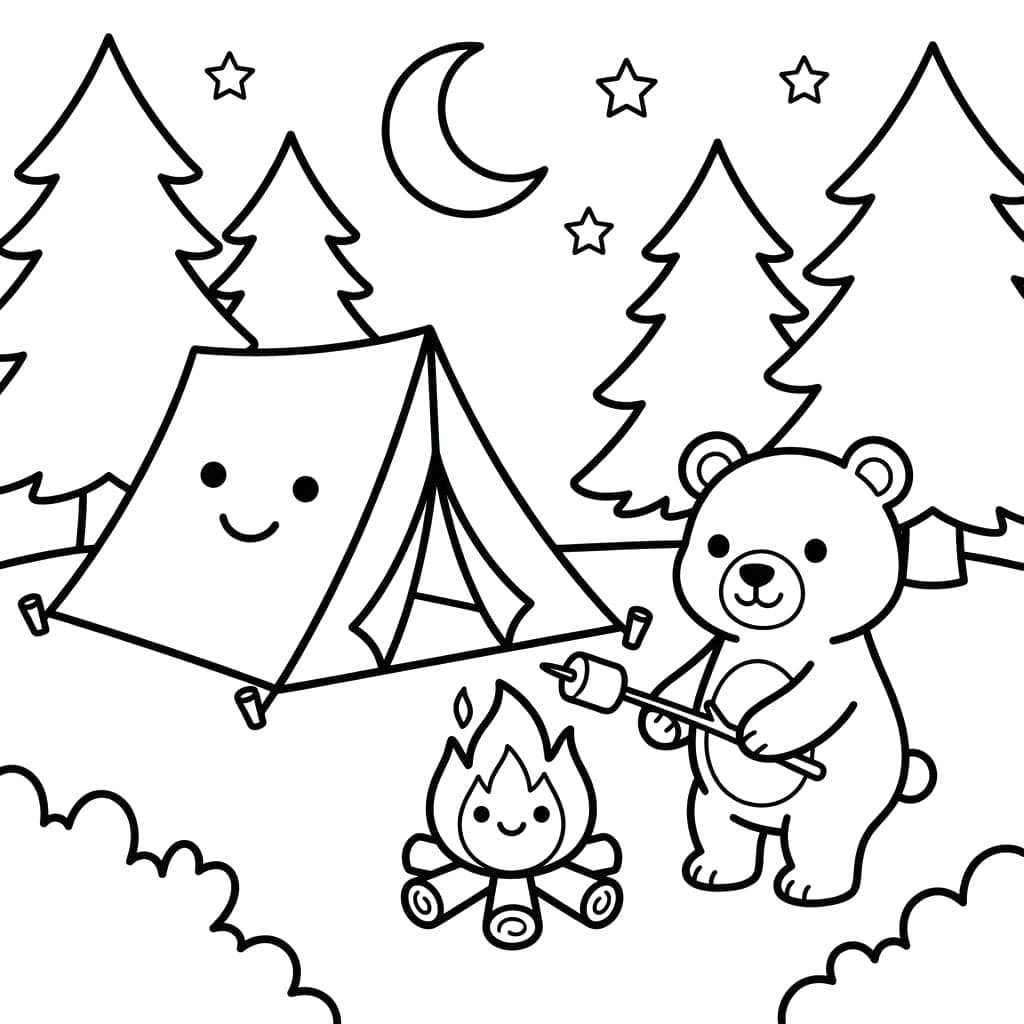 ระบายสี ตั้งแคมป์เท่านั้น