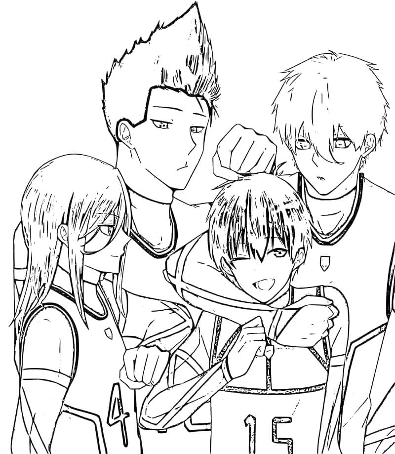 ระบายสี ตัวละคร ขังดวลแข้ง