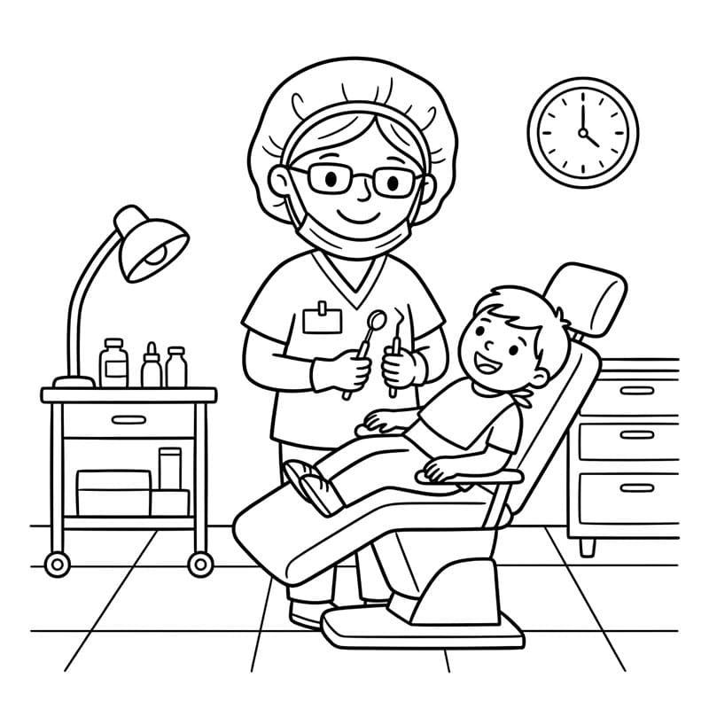 ระบายสี ทันตแพทย์