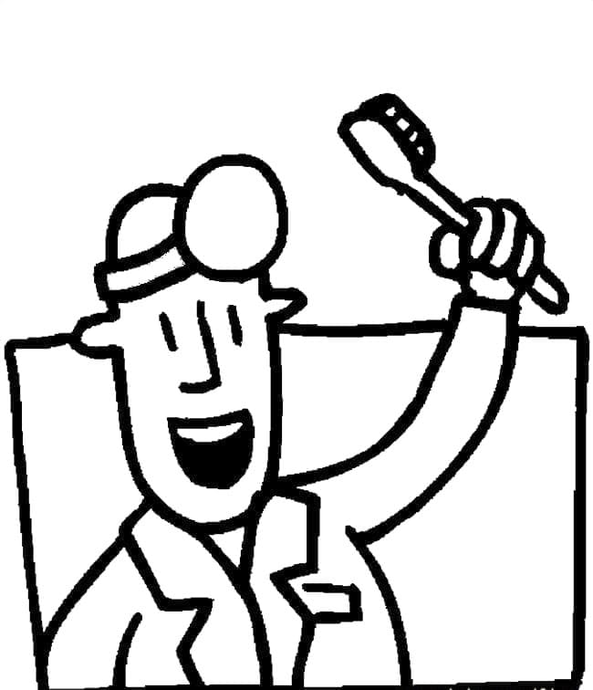 ระบายสี ทันตแพทย์ยิ้มแย้ม