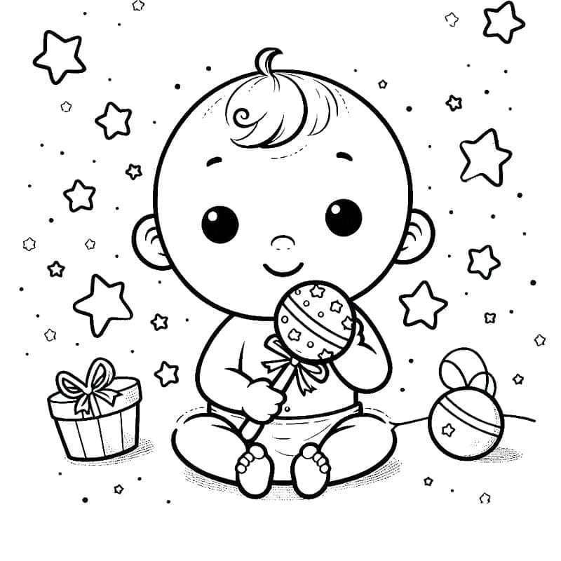 ระบายสี ทารก เด็กชายยิ้ม