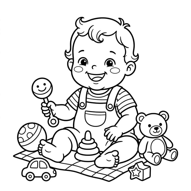 ระบายสี ทารก ดี