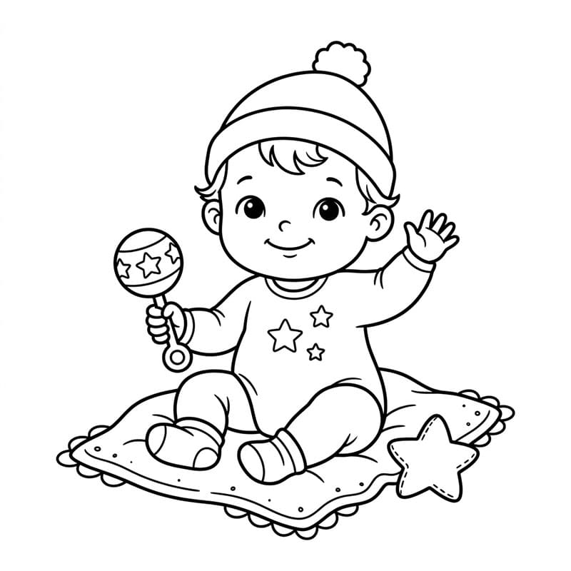 ระบายสี ทารก พิมพ์ได้