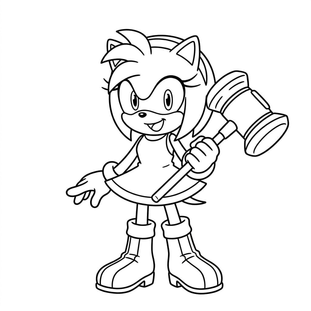 ระบายสี เอมี โรส ใจดี