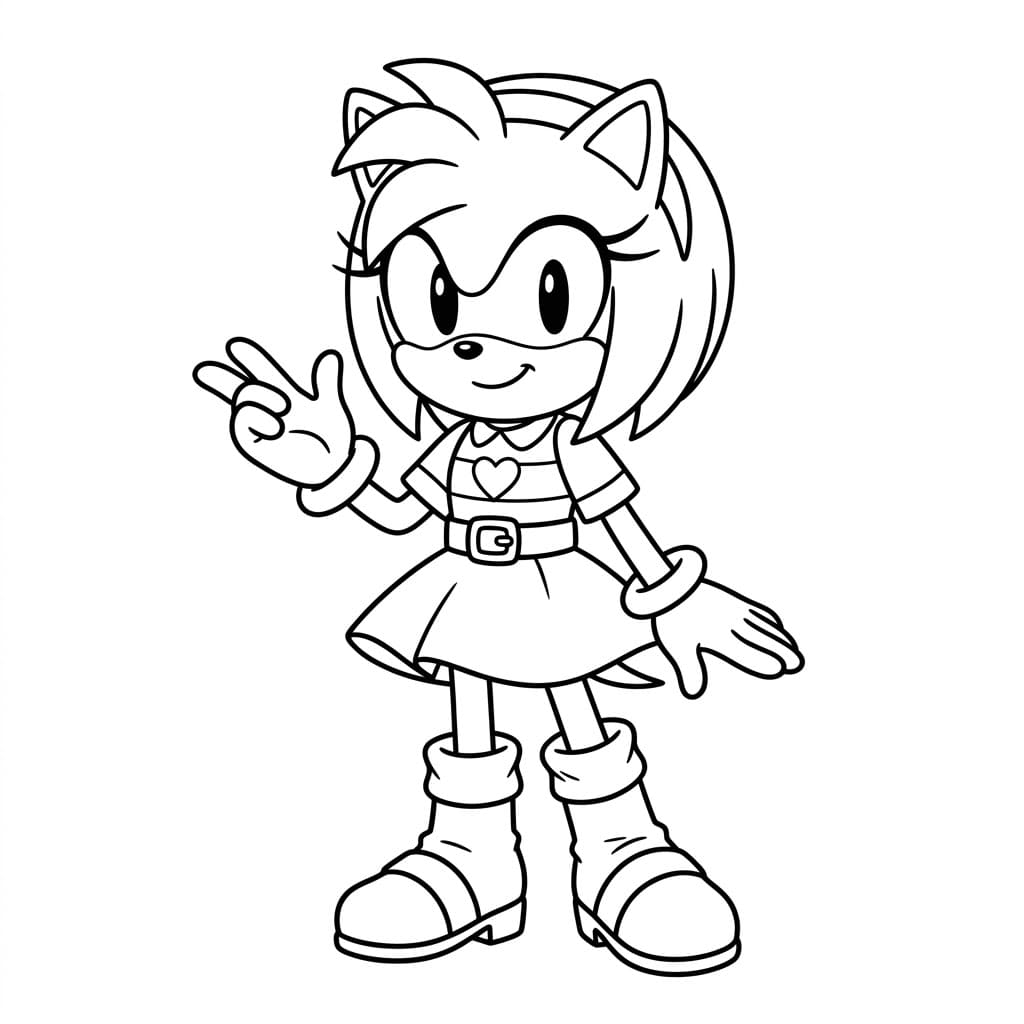 ระบายสี เอมี โรส น่ารัก