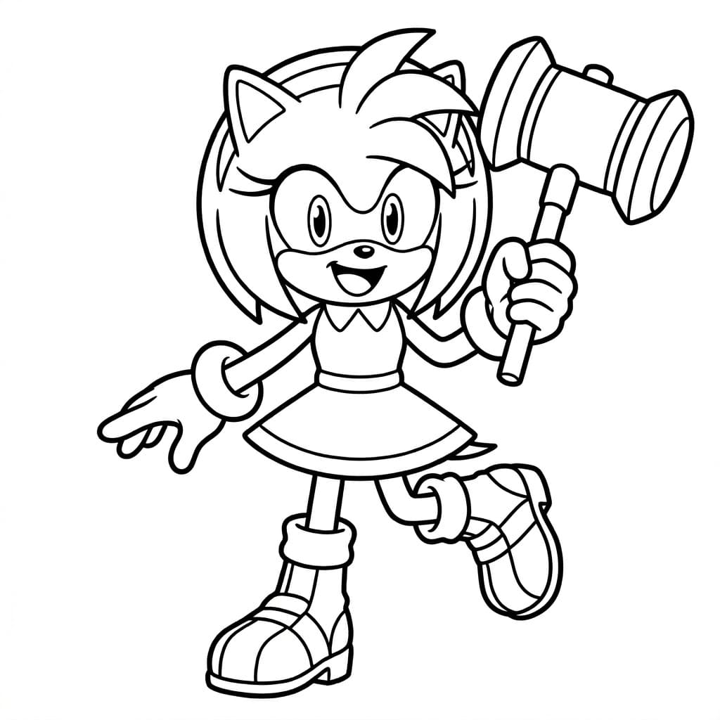 ระบายสี เอมี โรส ร่าเริง