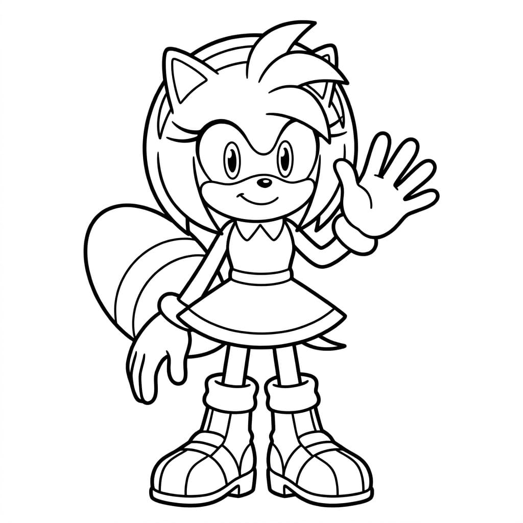 ระบายสี เอมี โรส ยิ้มหวาน