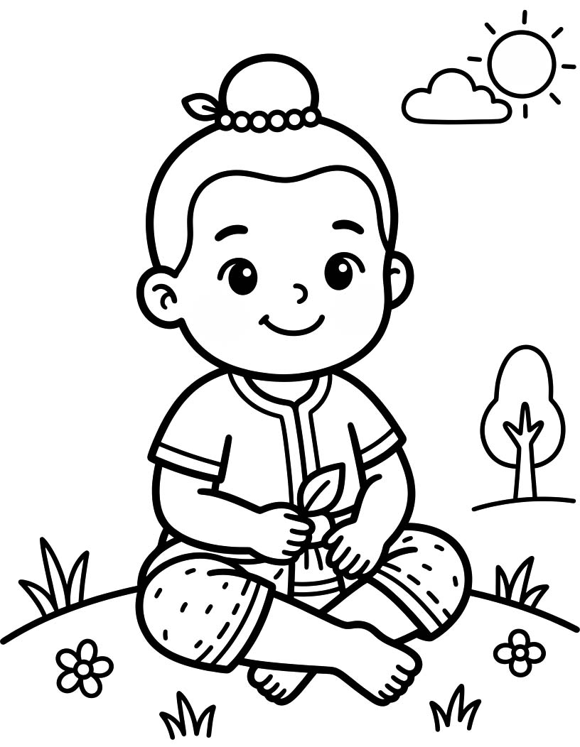 ระบายสี สุดสาคร ง่าย