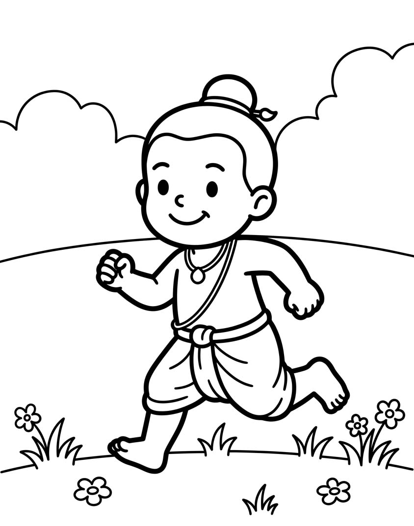 ระบายสี สุดสาคร พิมพ์ฟรี