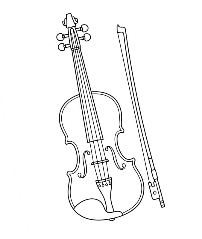 ระบายสี ไวโอลิน วาด