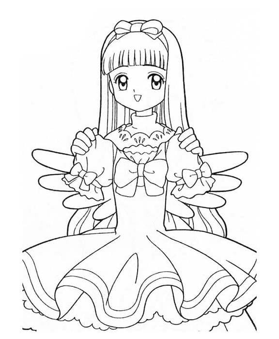 ระบายสี เจ้าหญิงโทโมโย