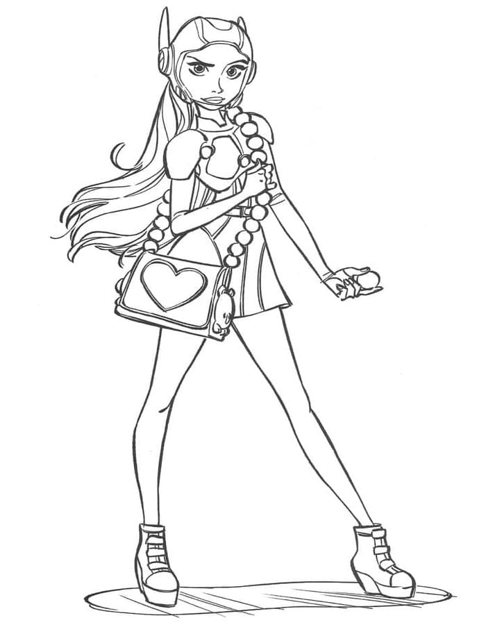 ระบายสี เรียบง่าย บิ๊กฮีโร่ 6