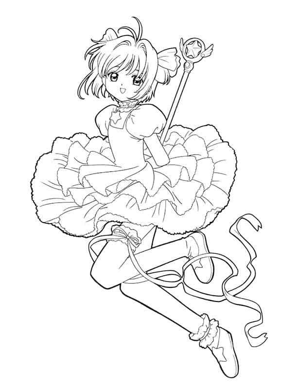 ระบายสี ซากุระลอยอยู่กลางอากาศ