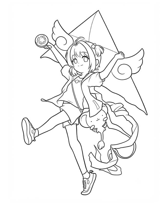 ระบายสี ซากุระน่ารักมาก