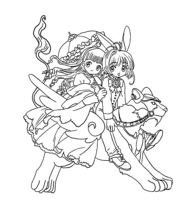 ระบายสี โทโมโยและซากุระ