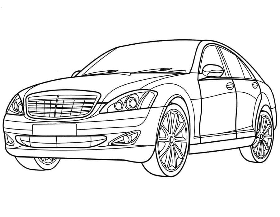 ระบายสี เรียบง่ายเมอร์เซเดส