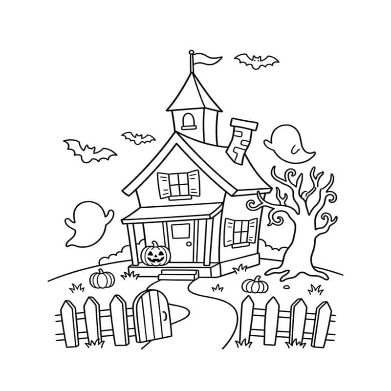 ระบายสี บ้านผีสิงวาดภาพ