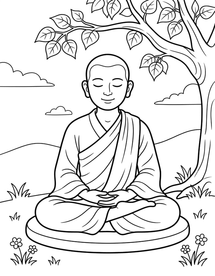 ระบายสี พระนั่ง